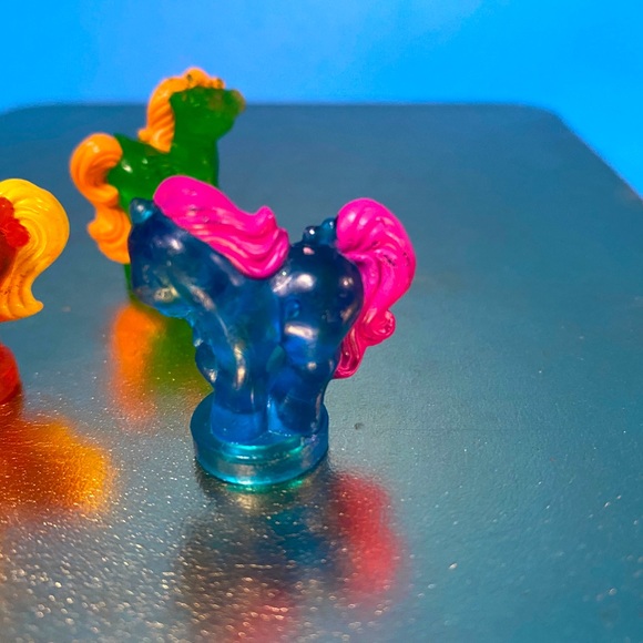 MY LITTLE PONY G1 VTG 1989 PETITE PONIES SUNSPARKLE PONIES SET OF 3 VERY RARE - Picture 8 of 10